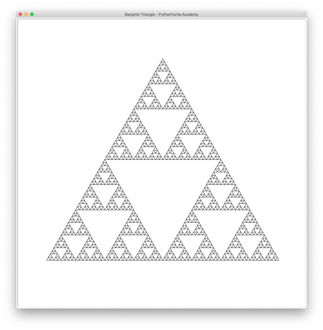 Sierpinski Triangle – Learn Python