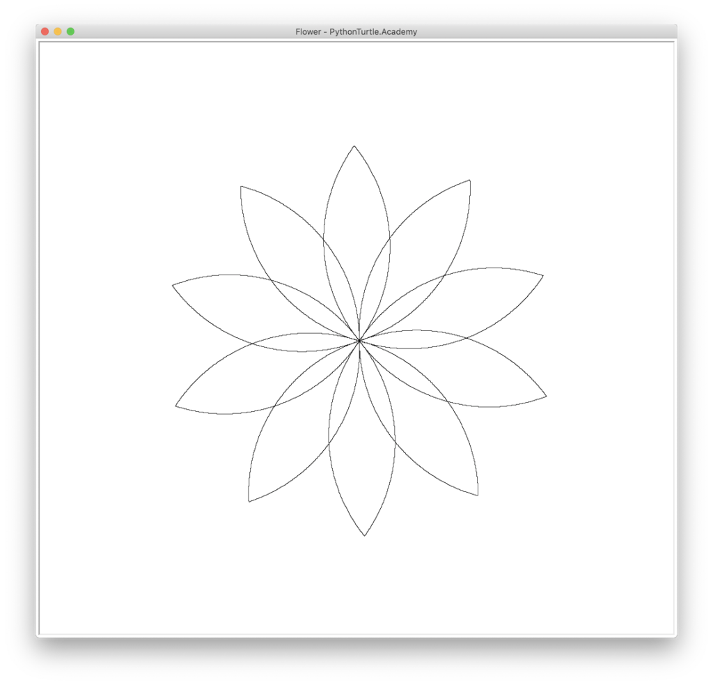 Flower – Python and Turtle