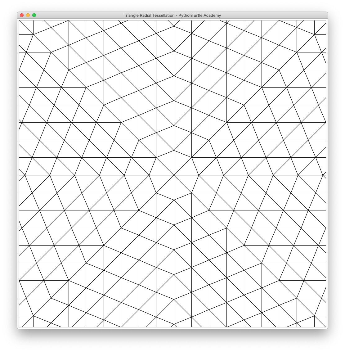 triangular tessellation