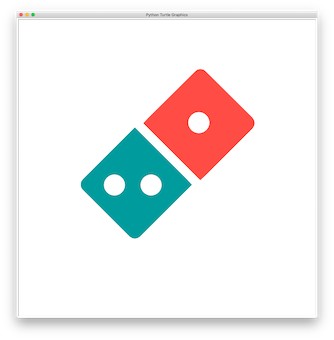 Domino S Pizza Logo With Python Turtle Learn Python