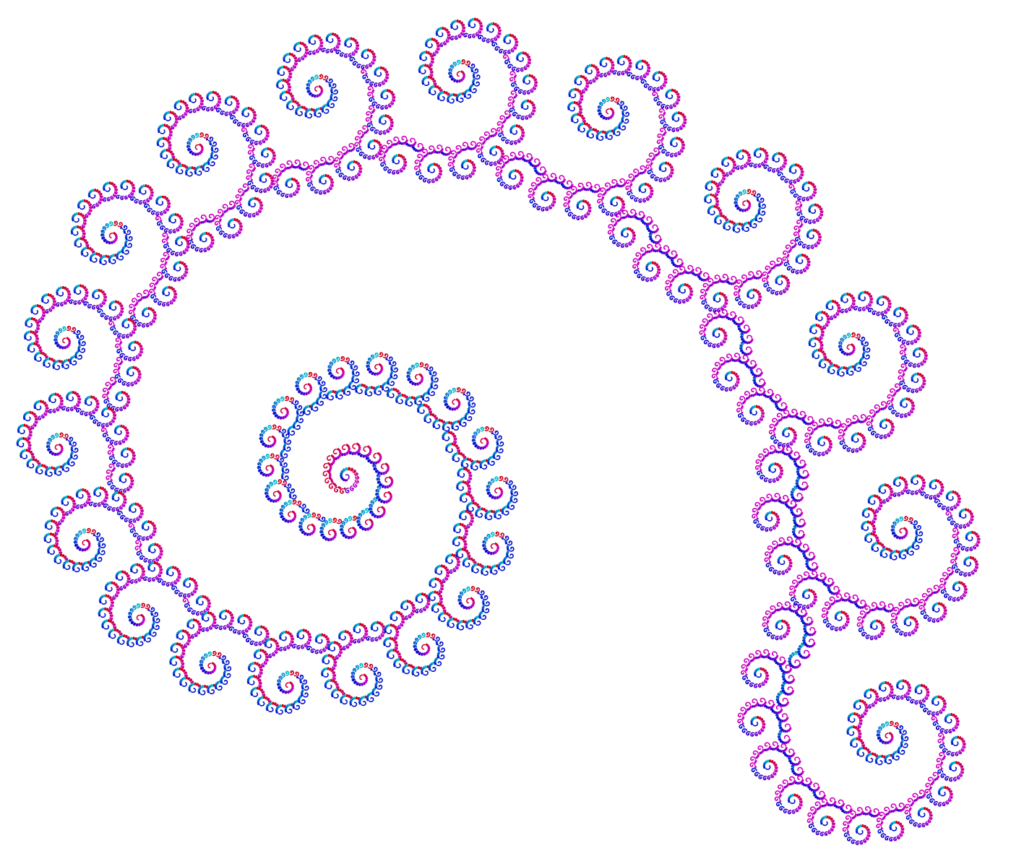 Colored Spiral of Spirals with Python Turtle (Source Code) – Python and ...