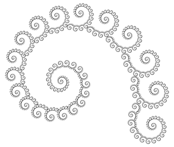 Spiral of Spirals Fractals 2 with Python Turtle (Source Code) – Python ...